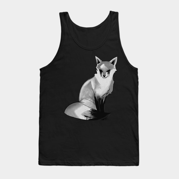 Cartoony Doomed Fox Tank Top by EveryAny